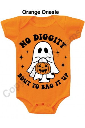 No Diggity Bout to Bag it Up Gerber Baby Onesie