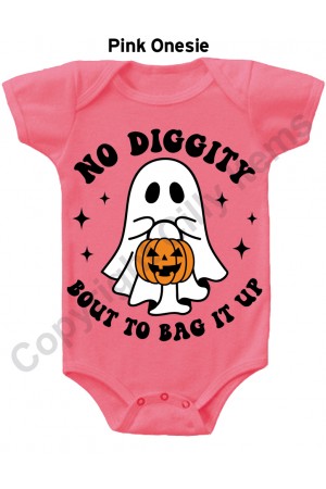 No Diggity Bout to Bag it Up Gerber Baby Onesie