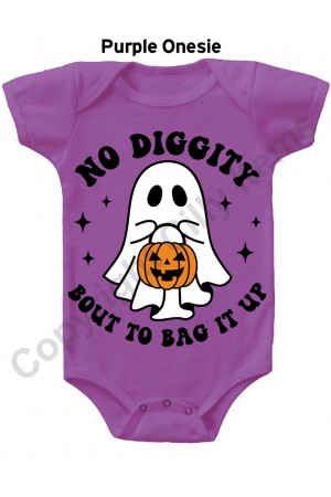 No Diggity Bout to Bag it Up Gerber Baby Onesie