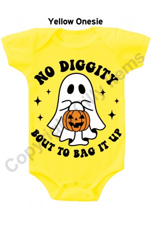 No Diggity Bout to Bag it Up Gerber Baby Onesie