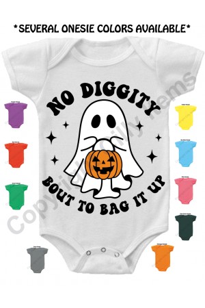 No Diggity Bout to Bag it Up Gerber Baby Onesie