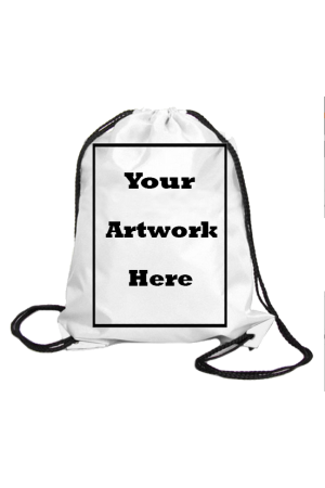 Personalized Nylon Custom Drawstring Backpack