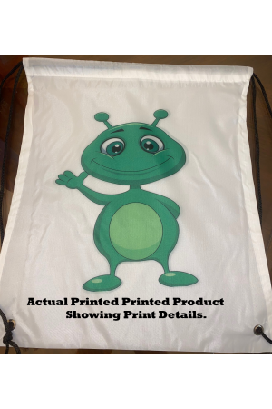 Personalized Nylon Custom Drawstring Backpack